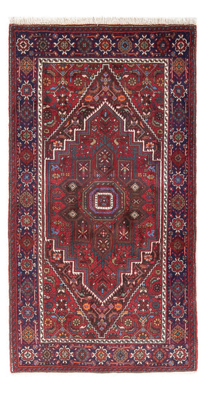 Alfombra persa - Nómada - 130 x 90 cm - rojo claro