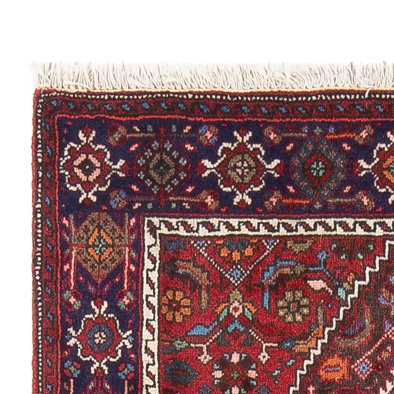 Alfombra persa - Nómada - 130 x 90 cm - rojo claro