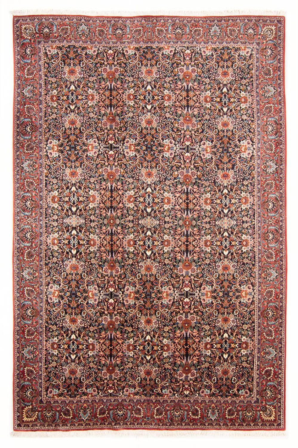 Alfombra persa - Bidjar - 305 x 200 cm - azul oscuro