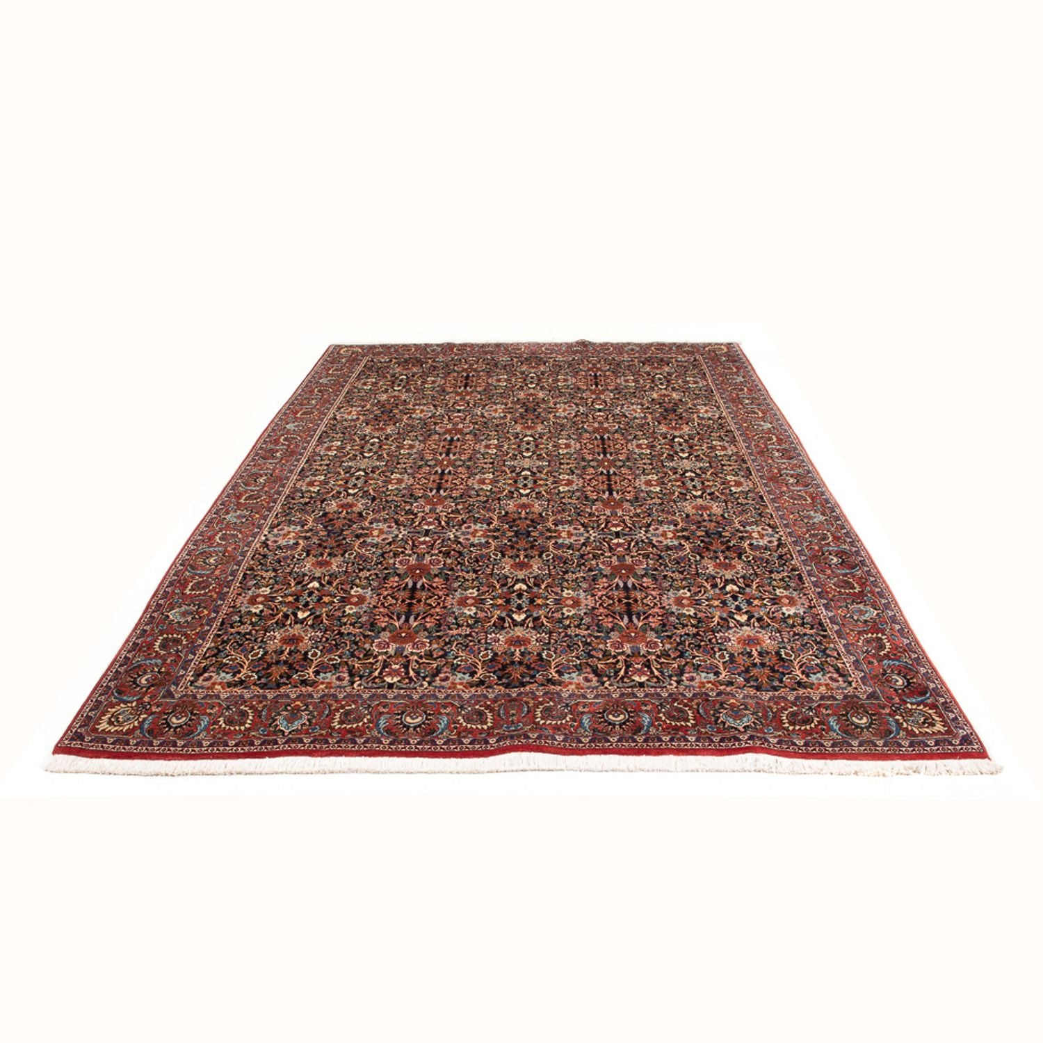 Alfombra persa - Bidjar - 305 x 200 cm - azul oscuro
