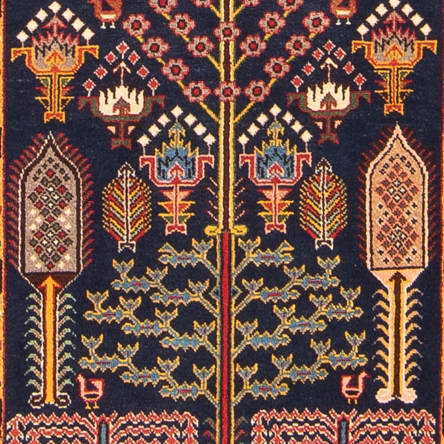 Alfombra de pasillo Alfombra persa - Nómada - 486 x 97 cm - multicolor