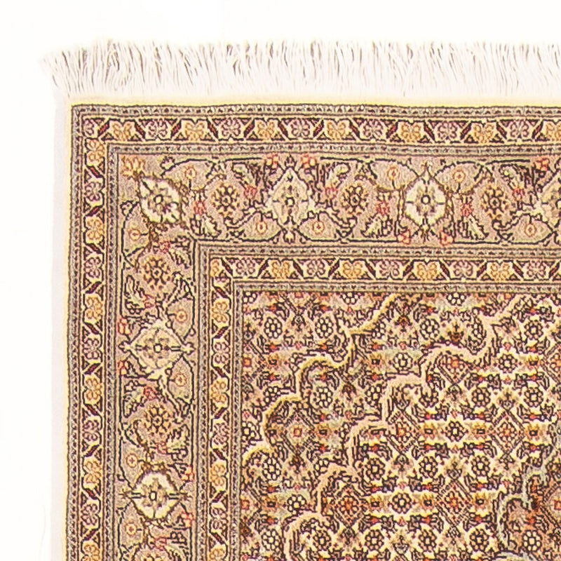 Alfombra de pasillo Alfombra Persa - Tabriz - Real - 393 x 80 cm - beige