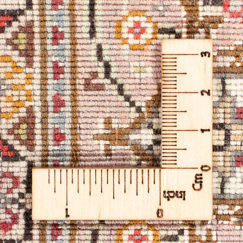 Alfombra de pasillo Alfombra Persa - Tabriz - Real - 393 x 80 cm - beige
