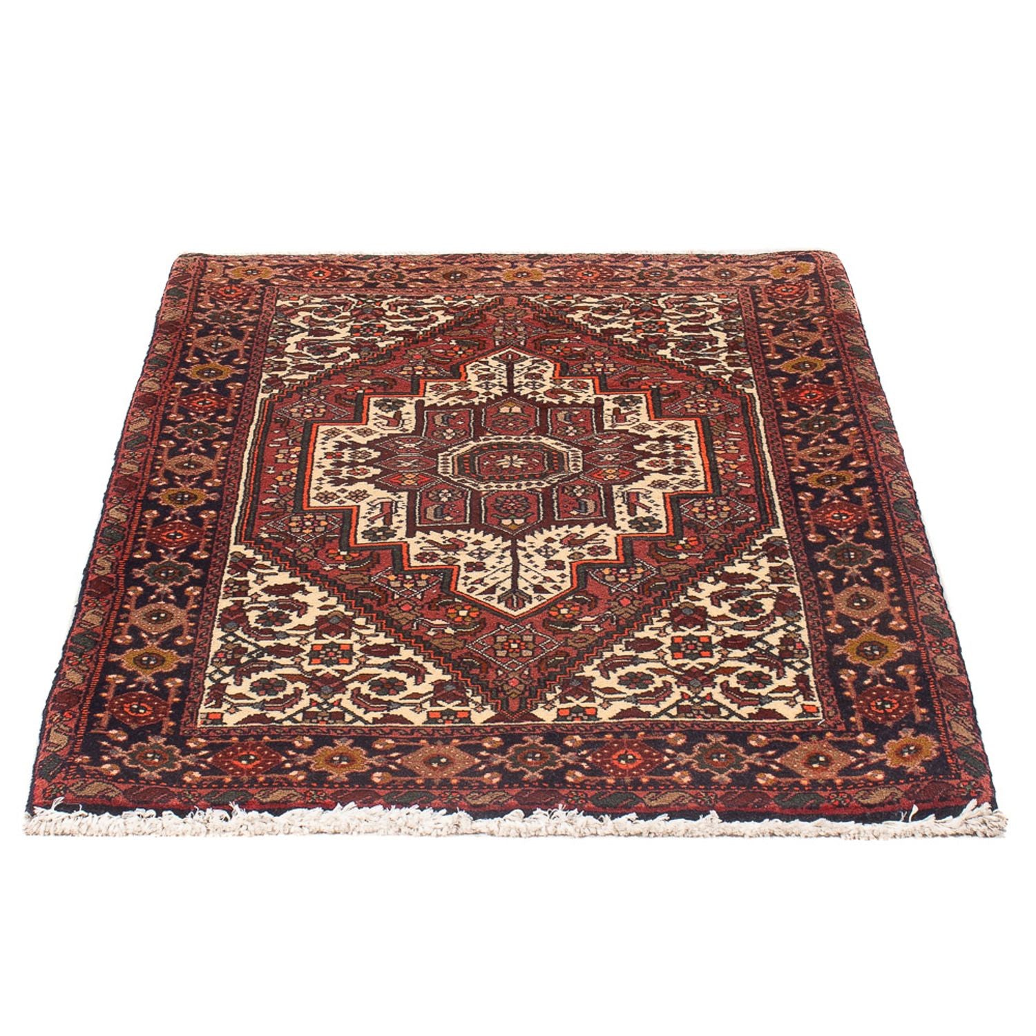 Alfombra persa - Nómada - 130 x 82 cm - crema