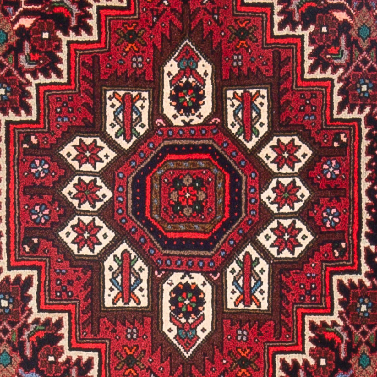 Alfombra persa - Nómada - 120 x 80 cm - rojo