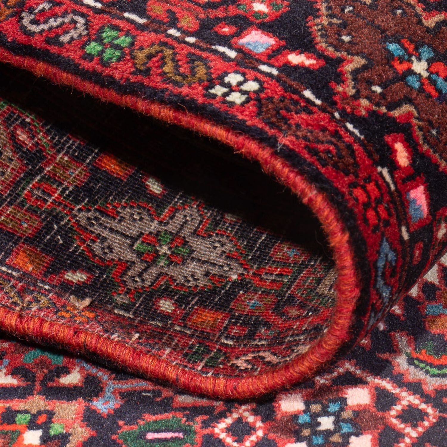 Alfombra persa - Nómada - 120 x 80 cm - rojo