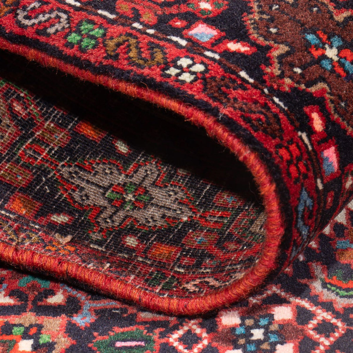 Alfombra persa - Nómada - 120 x 80 cm - rojo