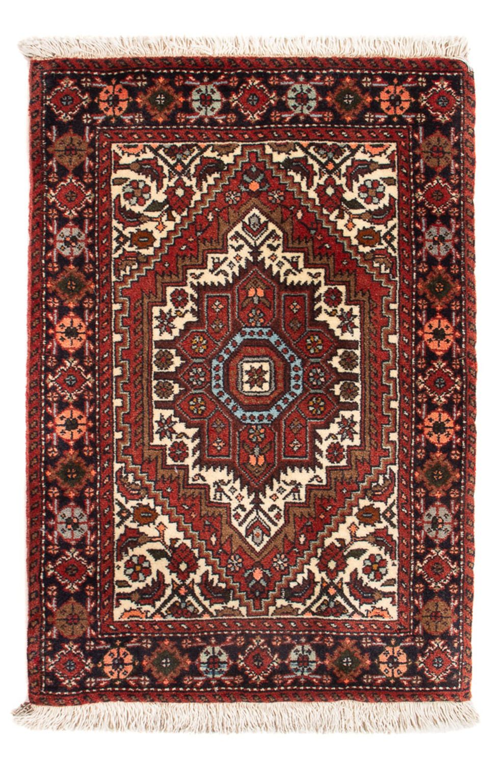 Alfombra persa - Nómada - 74 x 50 cm - rojo