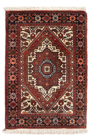 Alfombra persa - Nómada - 74 x 50 cm - rojo
