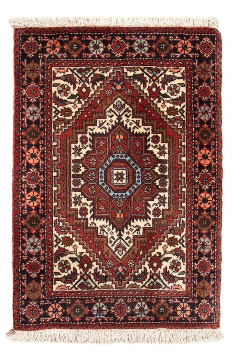 Alfombra persa - Nómada - 74 x 50 cm - rojo