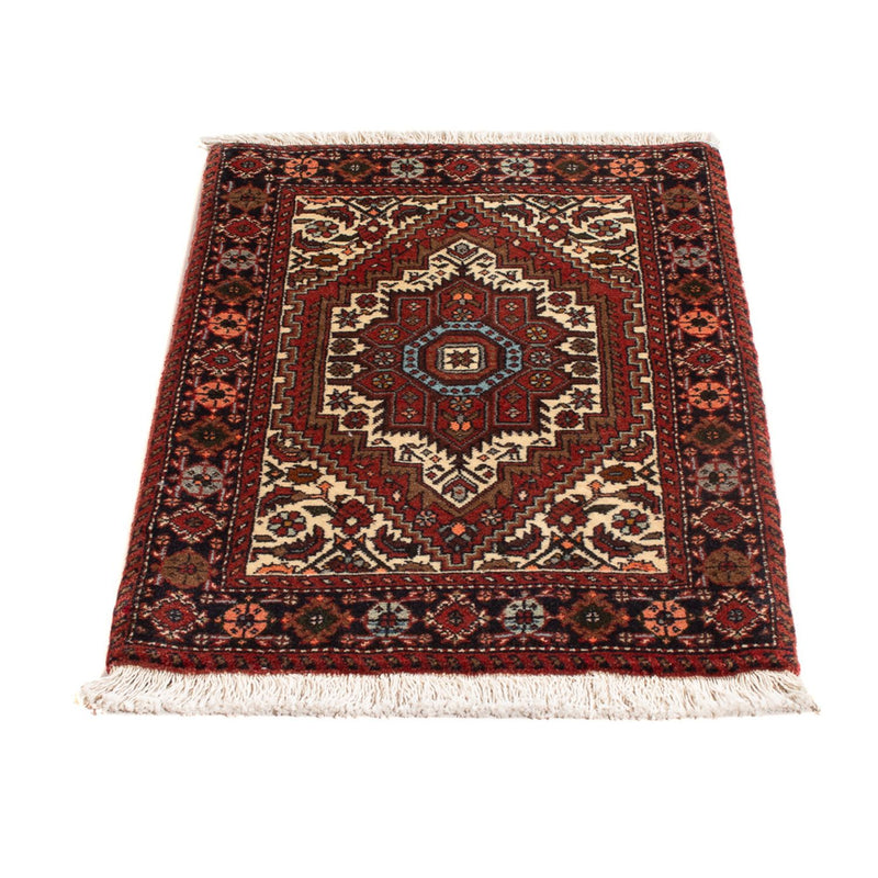 Alfombra persa - Nómada - 74 x 50 cm - rojo