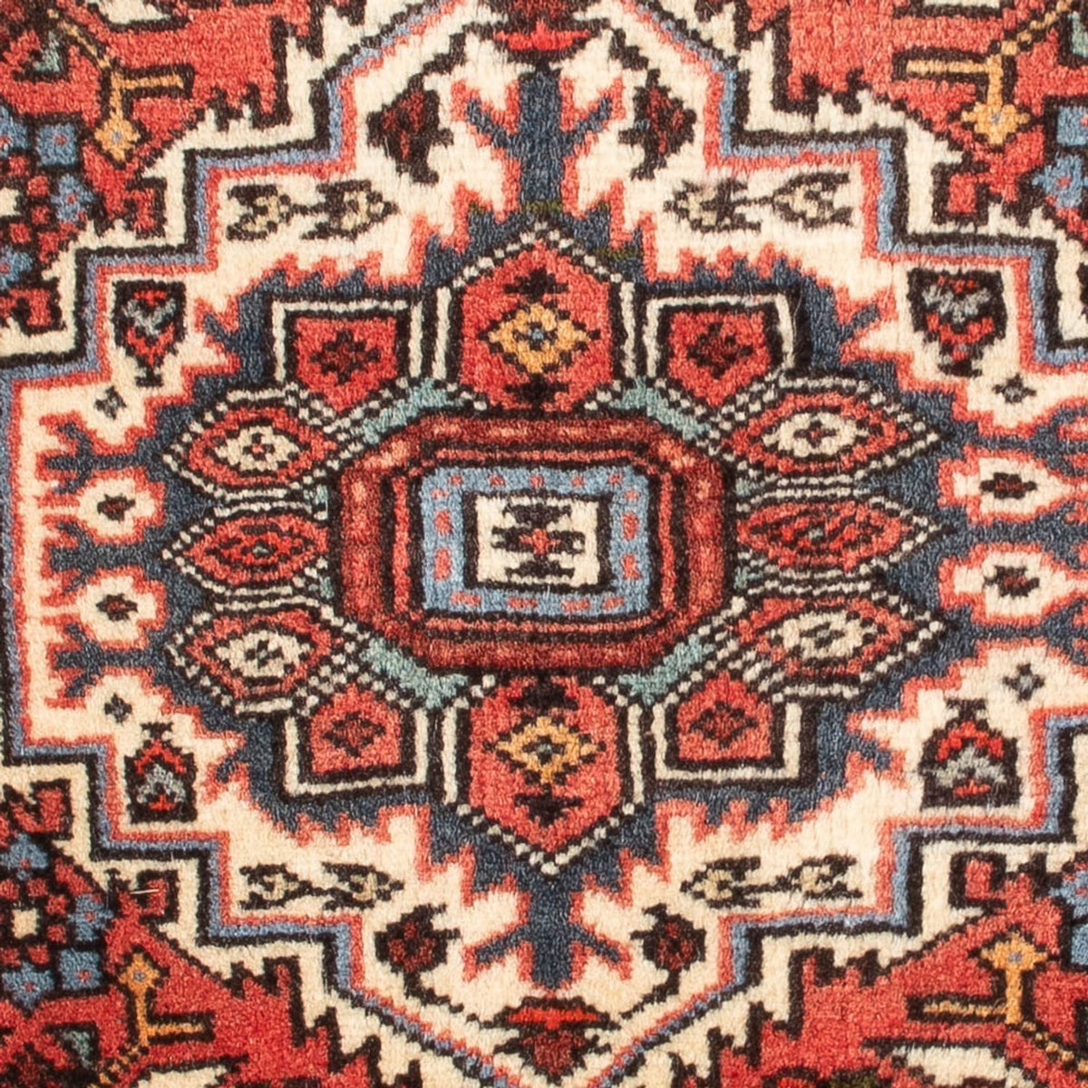 Alfombra persa - Nómada - 72 x 48 cm - rojo