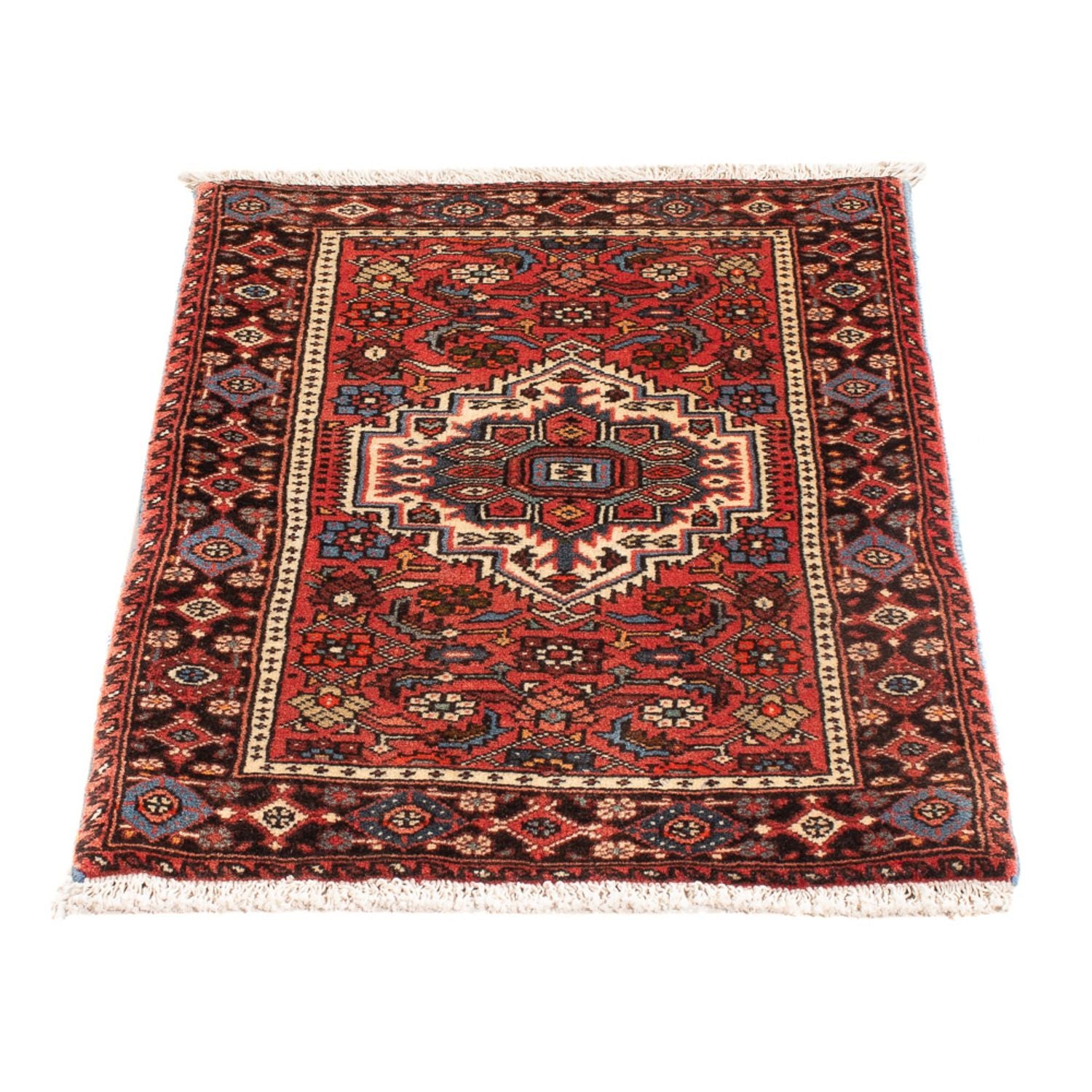 Alfombra persa - Nómada - 72 x 48 cm - rojo