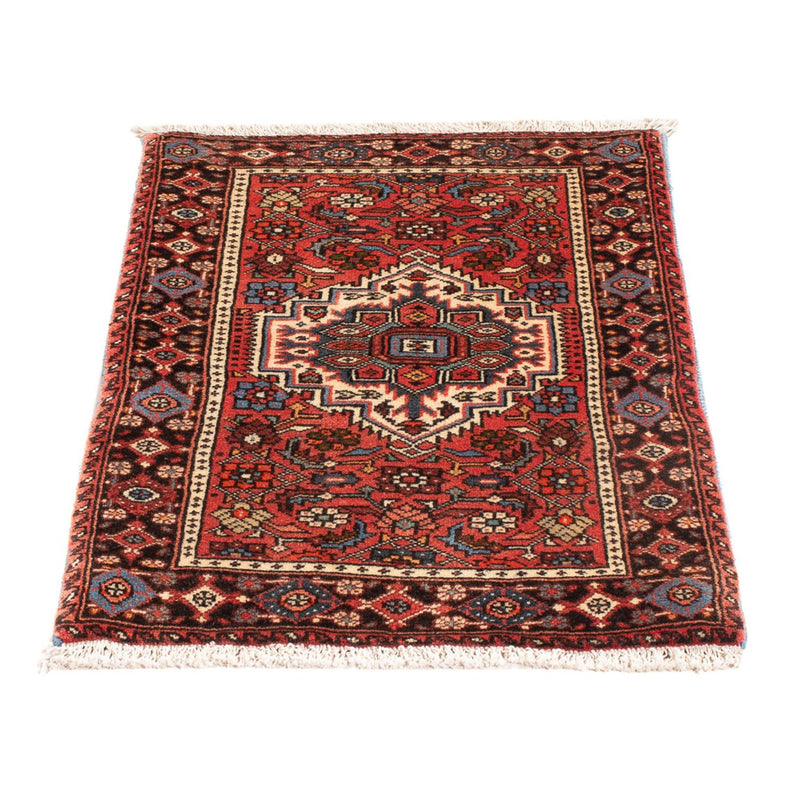 Alfombra persa - Nómada - 72 x 48 cm - rojo