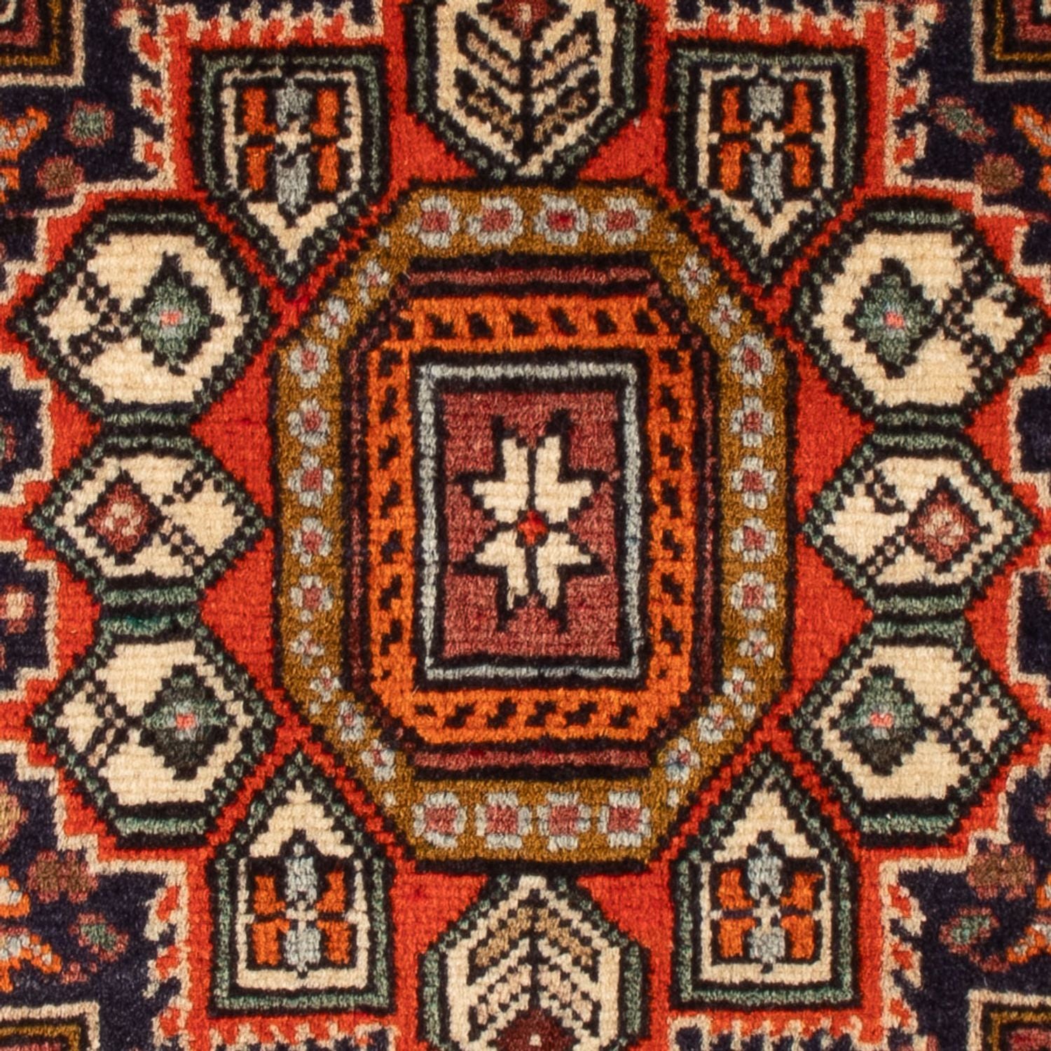 Alfombra persa - Nómada - 72 x 52 cm - azul