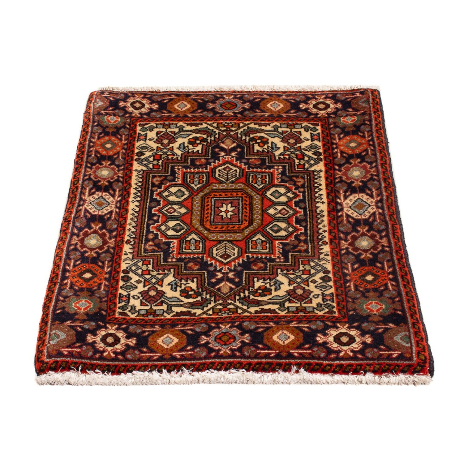 Alfombra persa - Nómada - 72 x 52 cm - azul