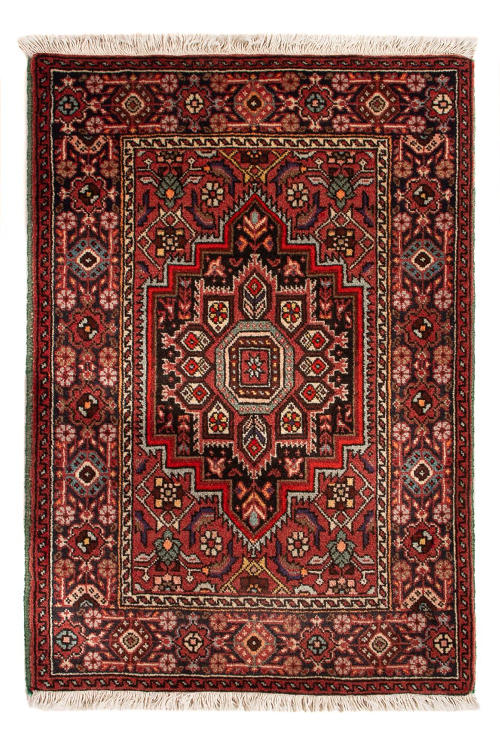 Alfombra persa - Nómada - 78 x 54 cm - rojo