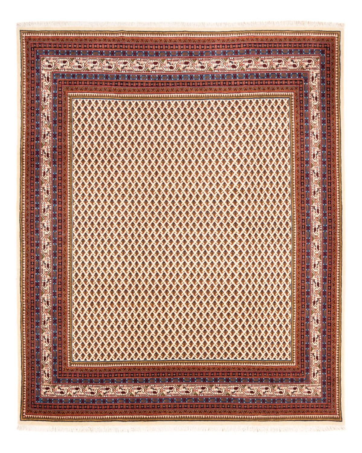 Alfombra persa - Mir - 254 x 210 cm - beige claro