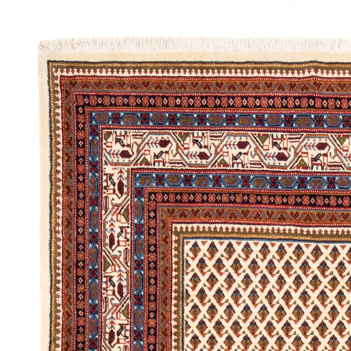 Alfombra persa - Mir - 254 x 210 cm - beige claro