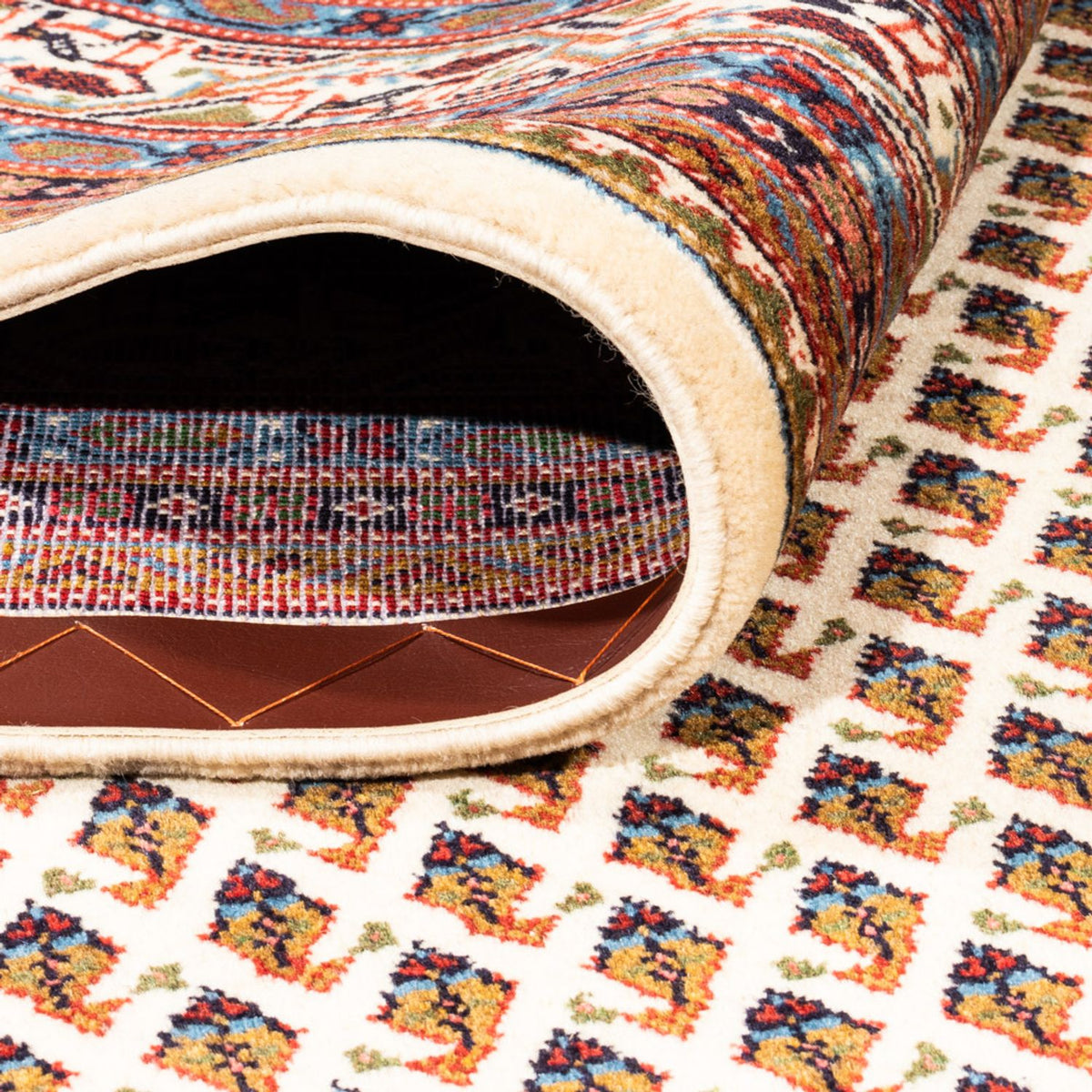 Alfombra persa - Mir - 254 x 210 cm - beige claro