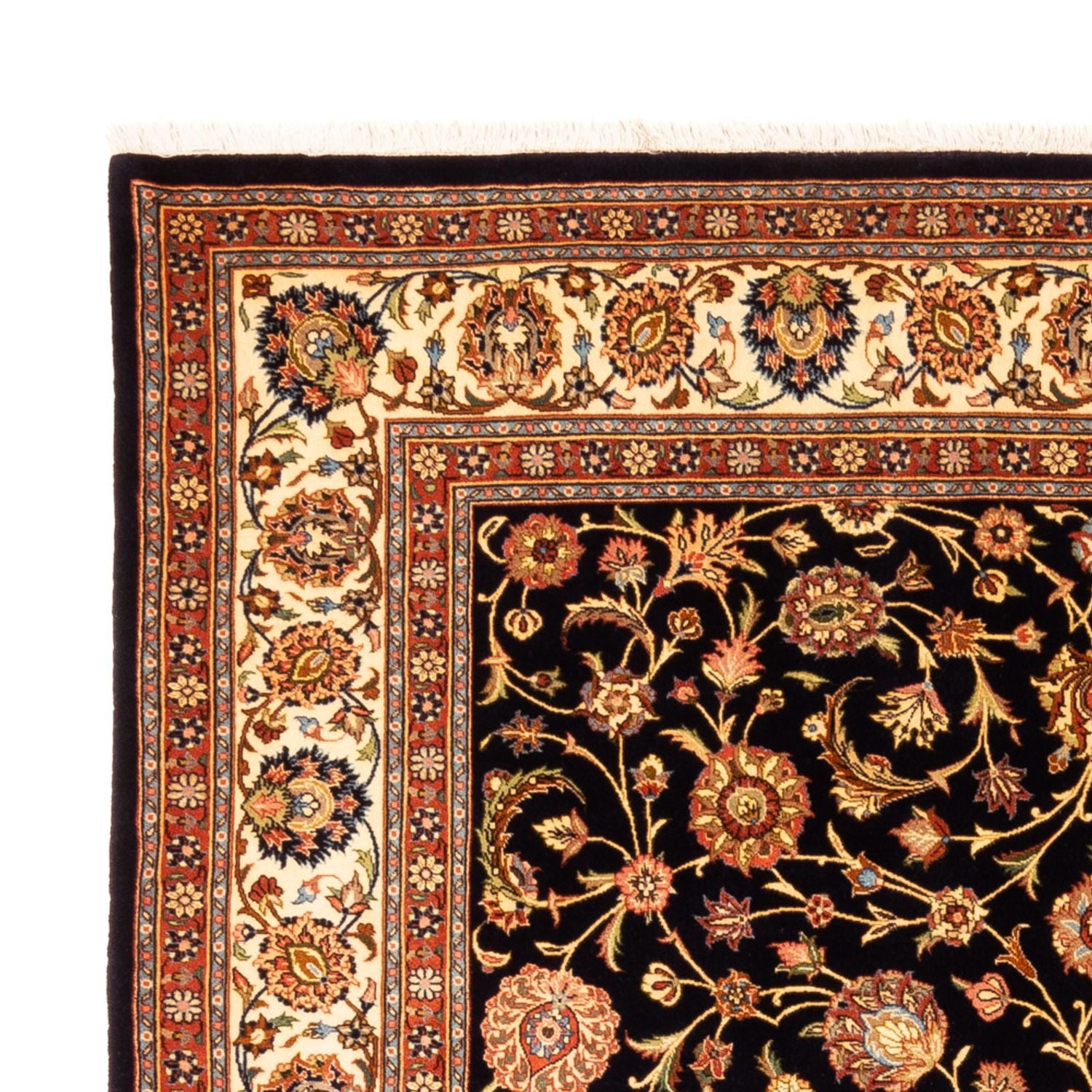 Alfombra persa - Clásica - 273 x 215 cm - azul oscuro