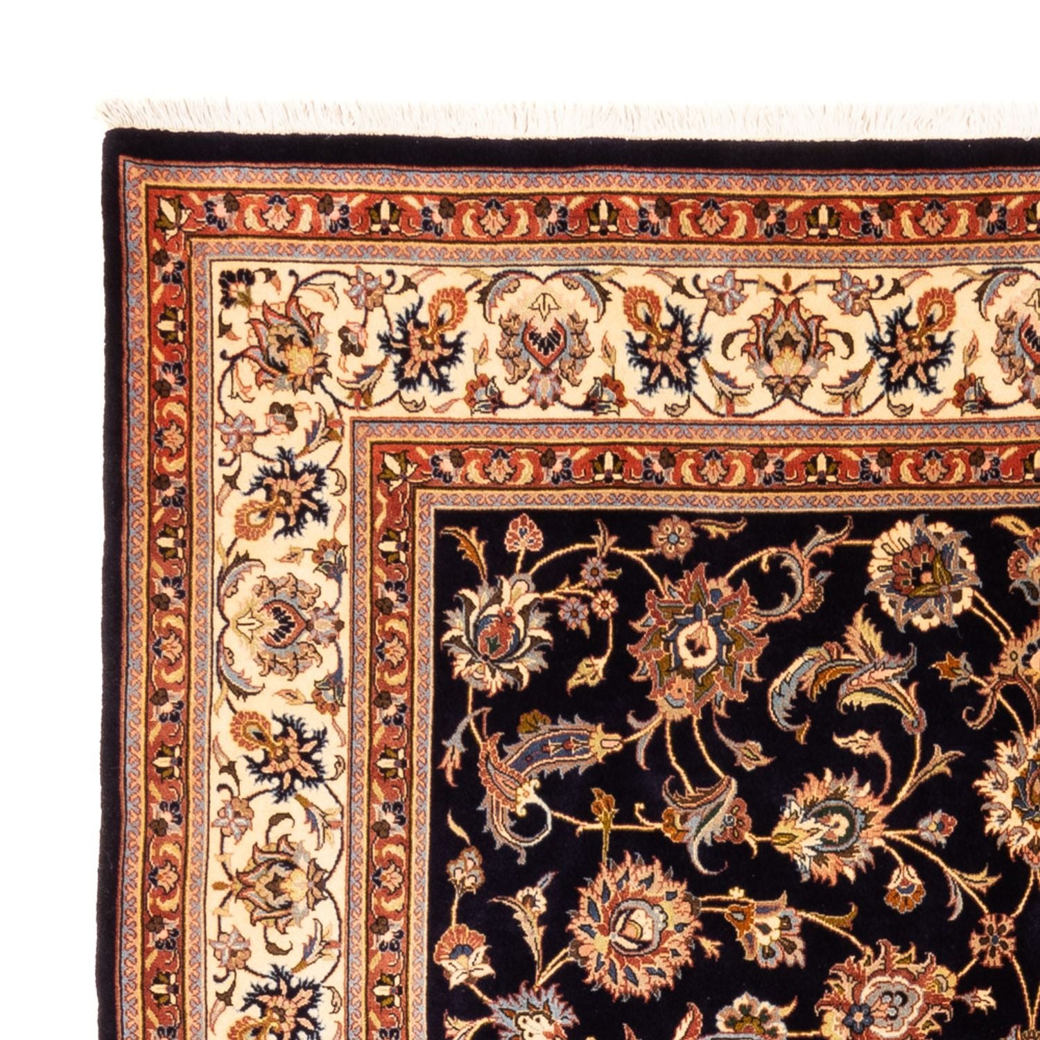Alfombra persa - Clásica - 282 x 220 cm - azul oscuro