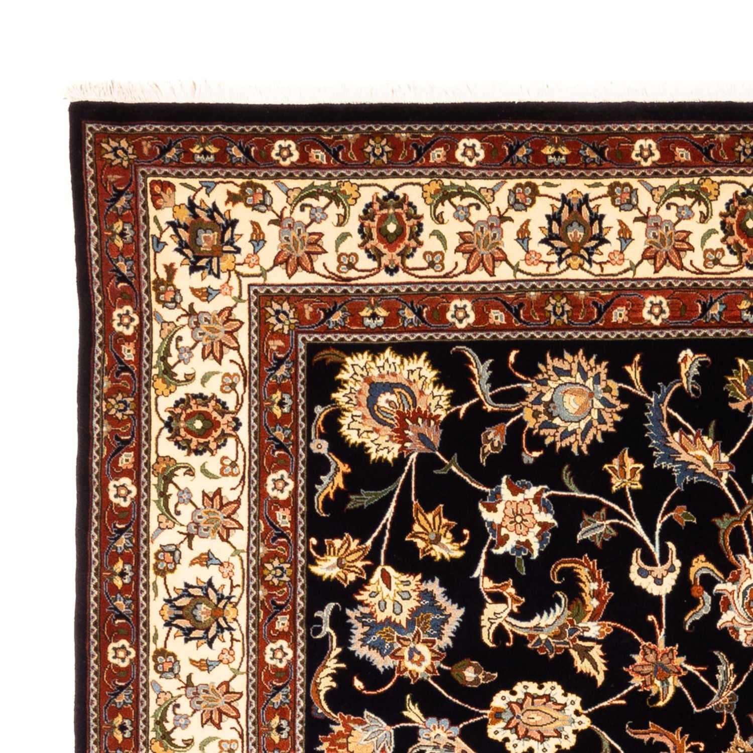 Alfombra persa - Clásica - 280 x 218 cm - azul oscuro
