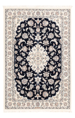 Alfombra Persa - Nain - Prima - 157 x 108 cm - azul oscuro