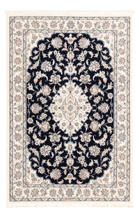 Alfombra Persa - Nain - Prima - 157 x 108 cm - azul oscuro