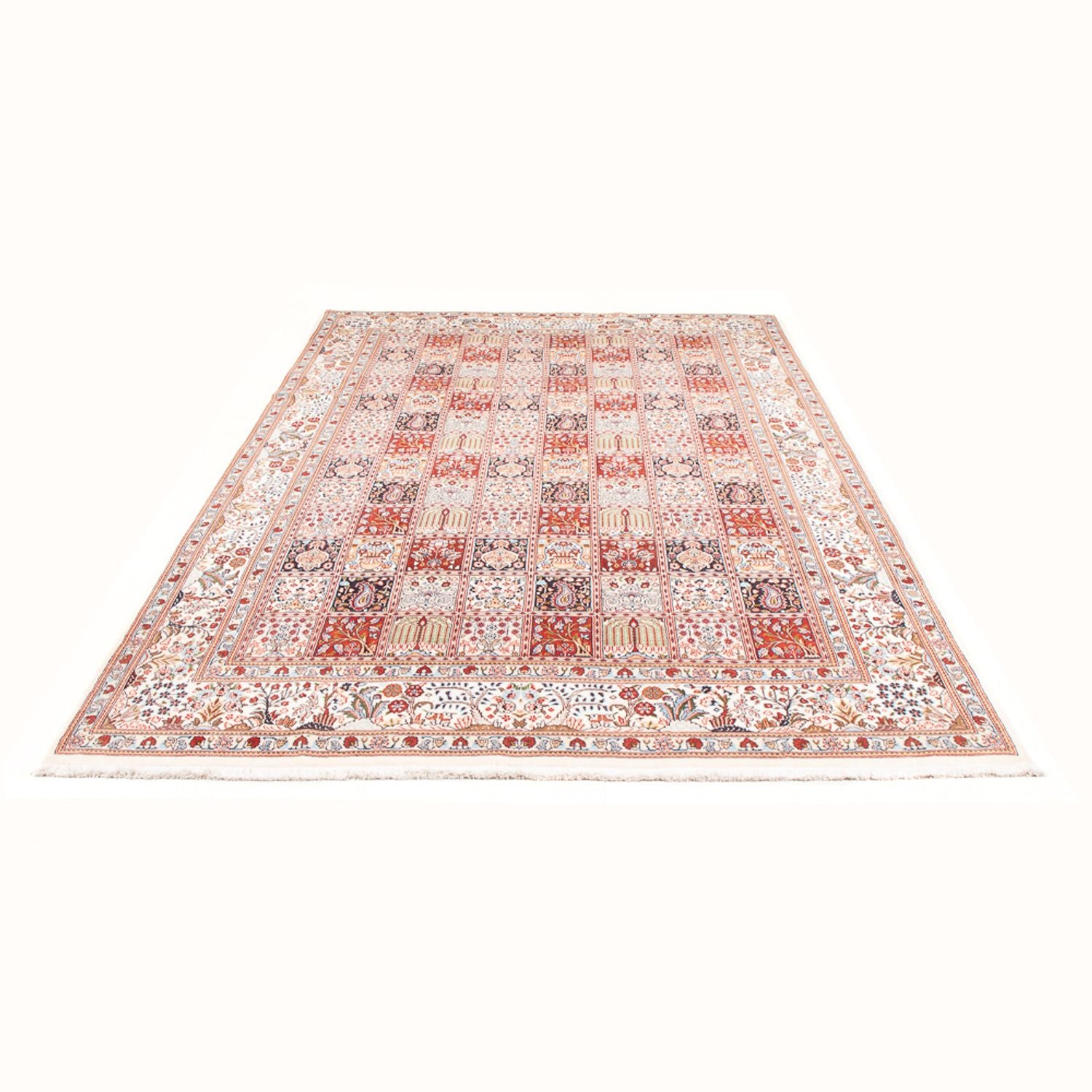 Alfombra persa - Clásica - Real - 296 x 197 cm - multicolor