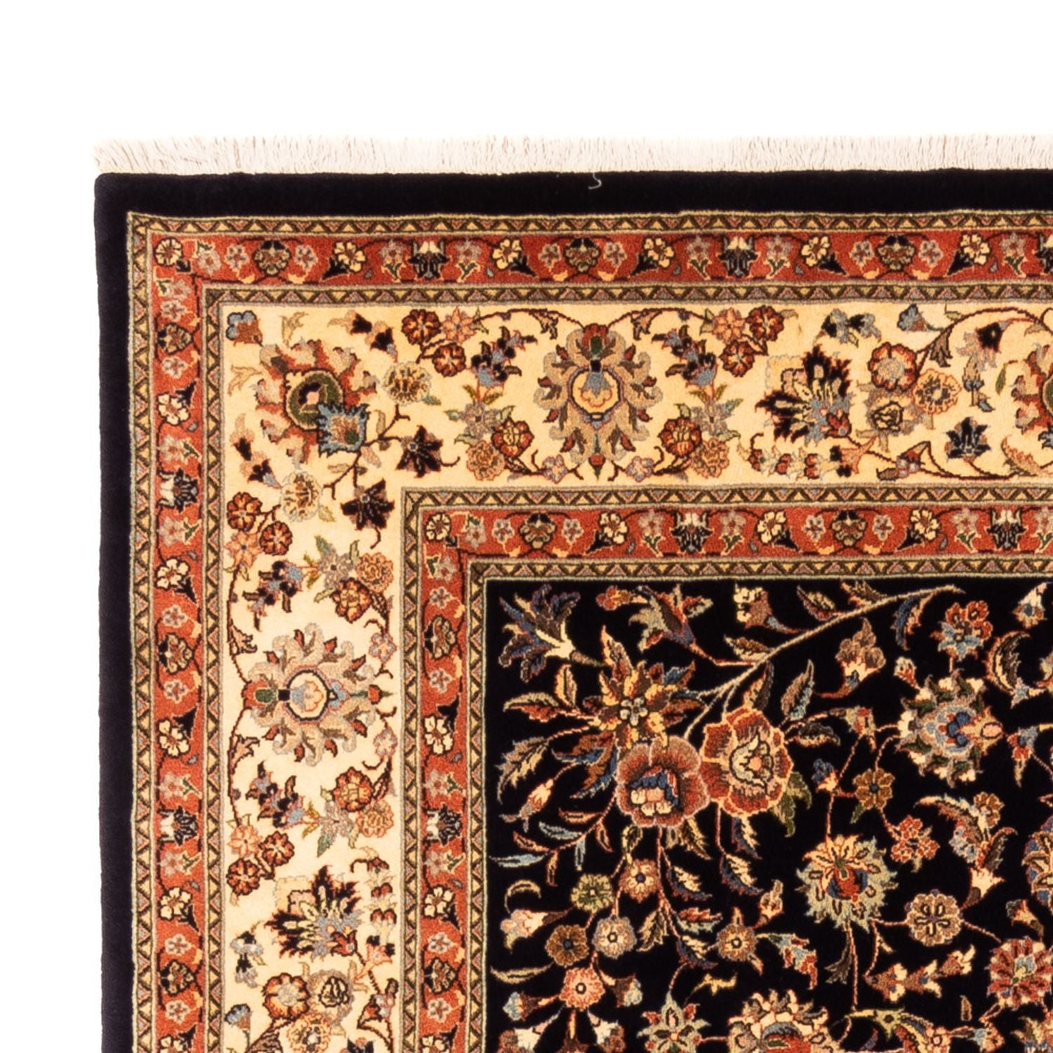 Alfombra persa - Clásica - 300 x 197 cm - azul oscuro