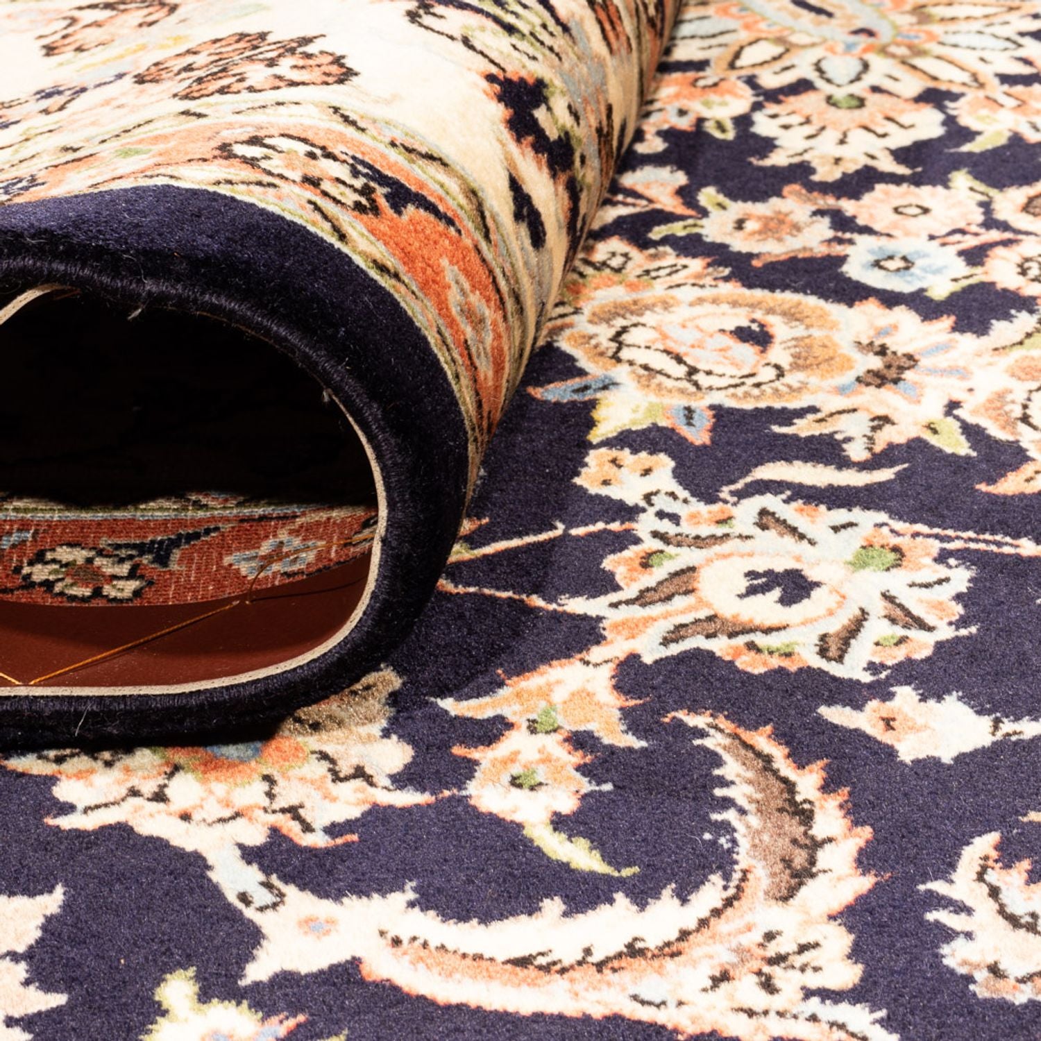 Alfombra persa - Clásica - 300 x 197 cm - azul oscuro