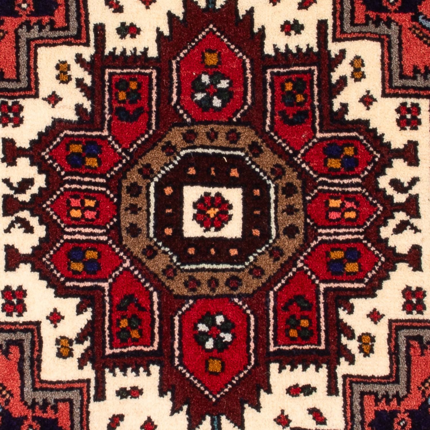 Alfombra persa - Nómada - 85 x 60 cm - rojo