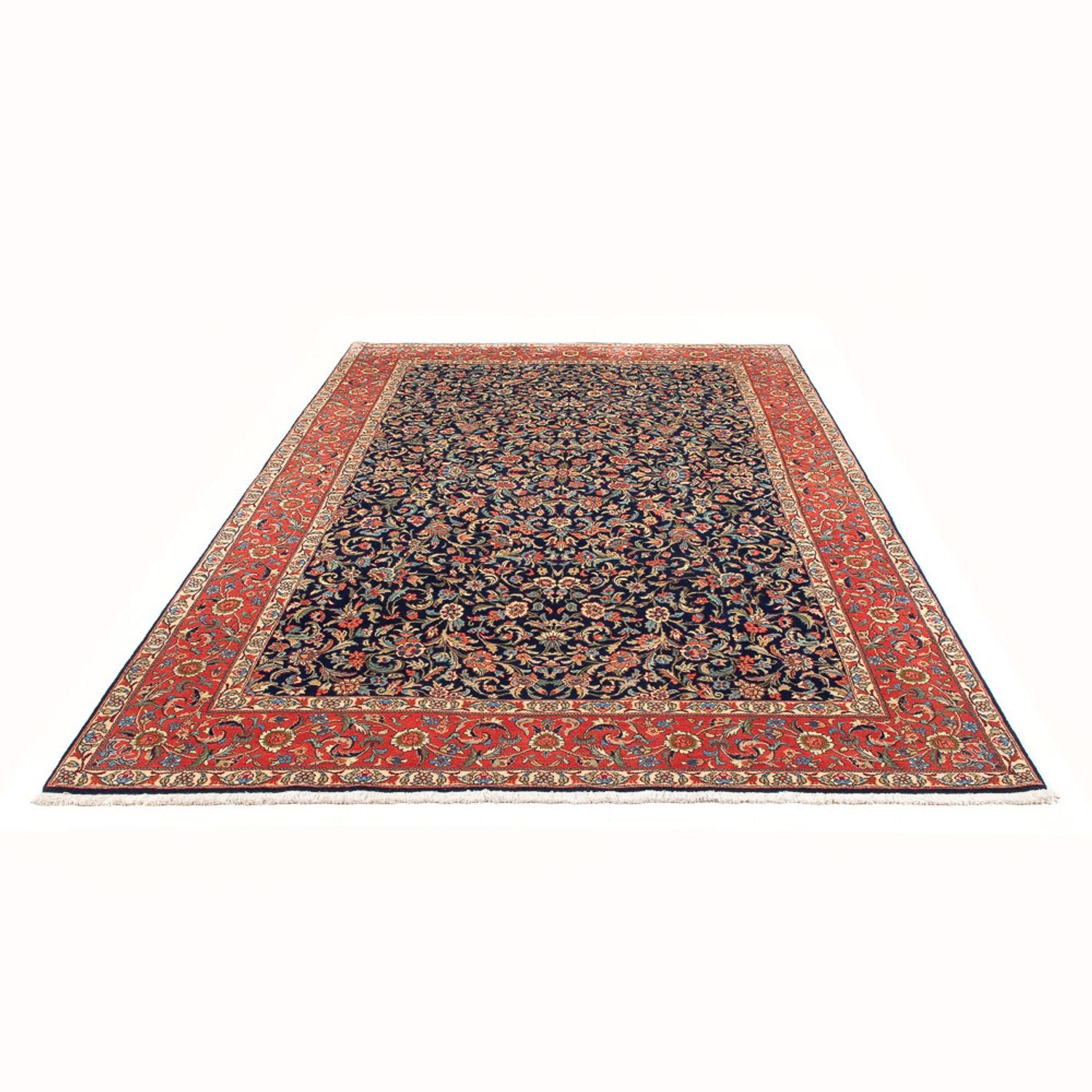 Alfombra persa - Clásica - 305 x 200 cm - azul oscuro