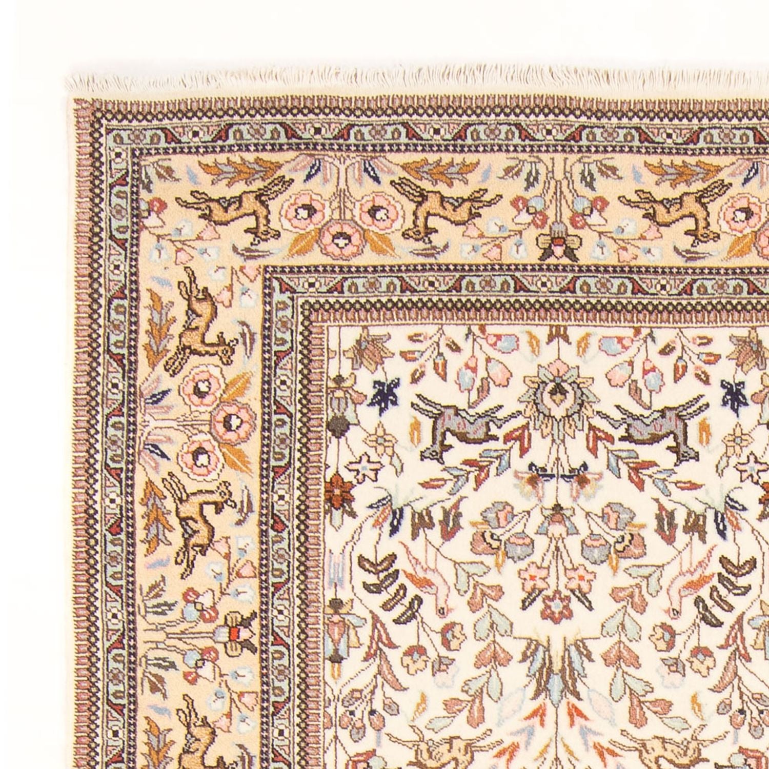 Alfombra persa - Tabriz - 298 x 204 cm - crema