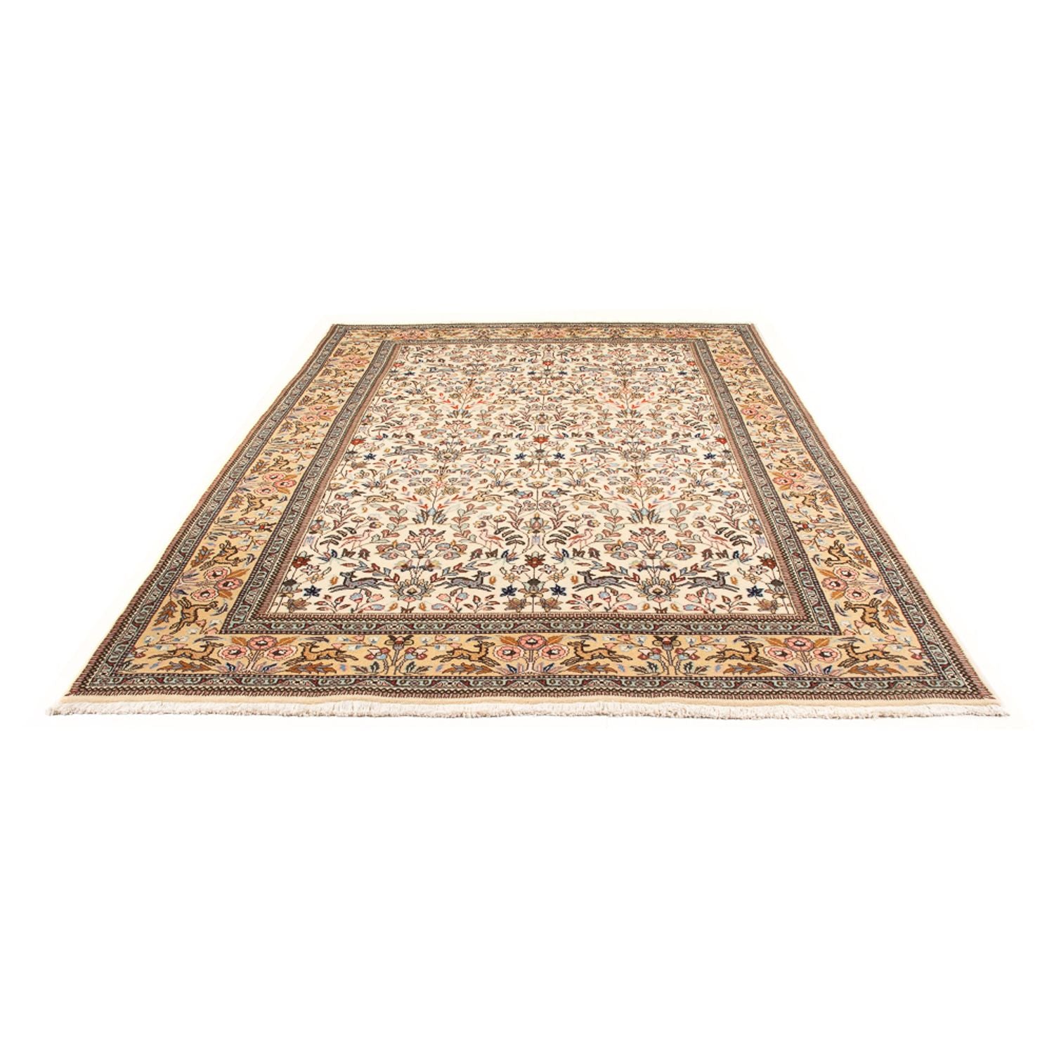 Alfombra persa - Tabriz - 298 x 204 cm - crema
