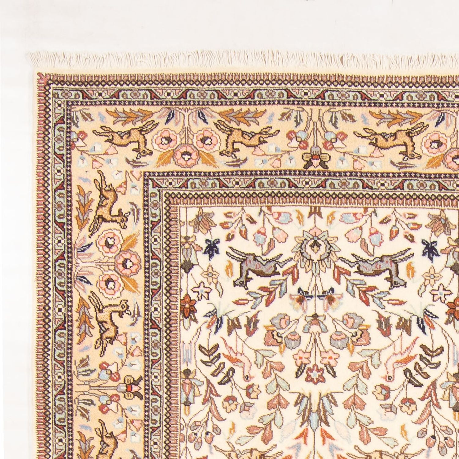 Alfombra persa - Tabriz - 295 x 203 cm - crema