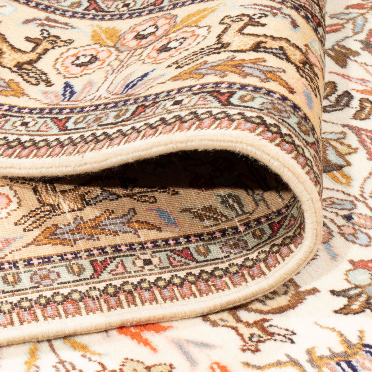 Alfombra persa - Tabriz - 295 x 203 cm - crema