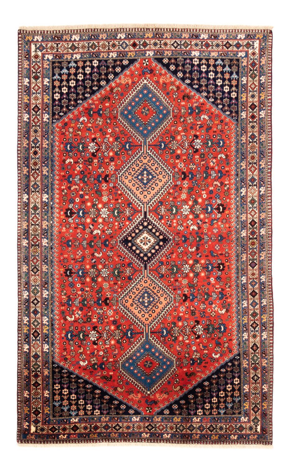 Alfombra persa - Nómada - 240 x 153 cm - rojo
