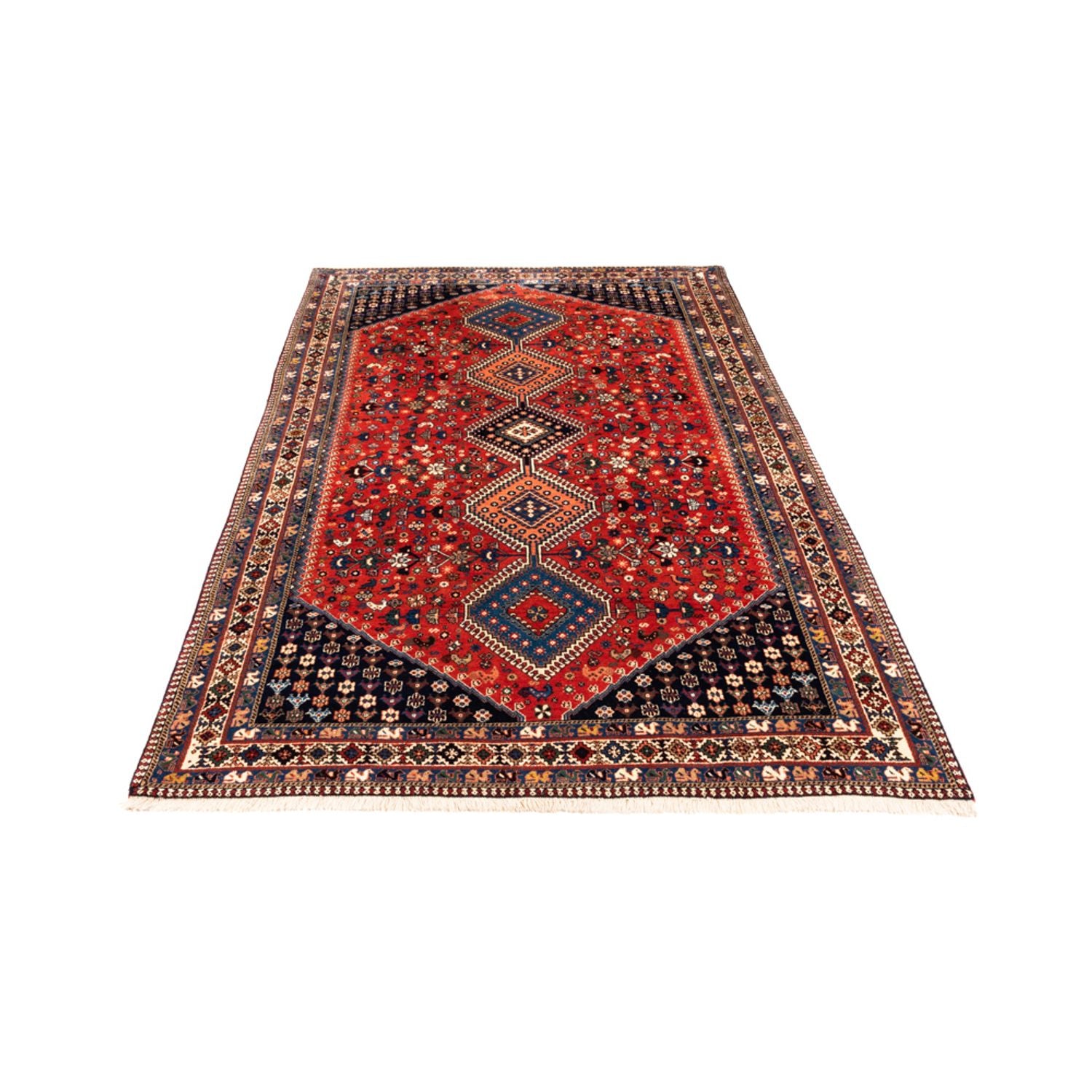 Alfombra persa - Nómada - 240 x 153 cm - rojo