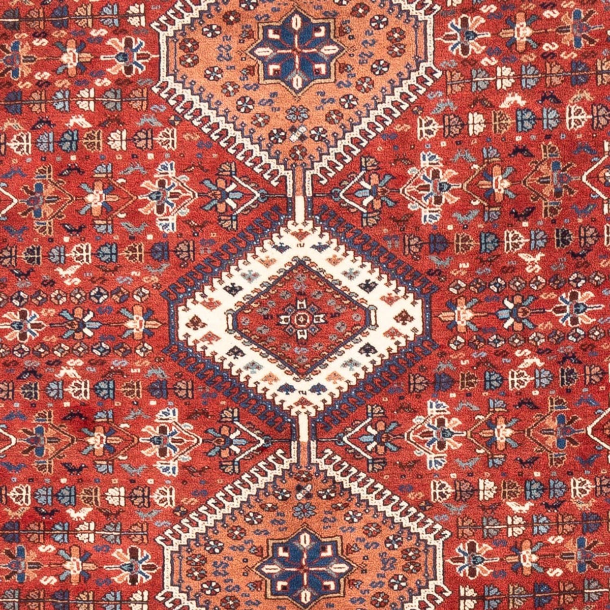 Alfombra persa - Nómada - 230 x 155 cm - rojo