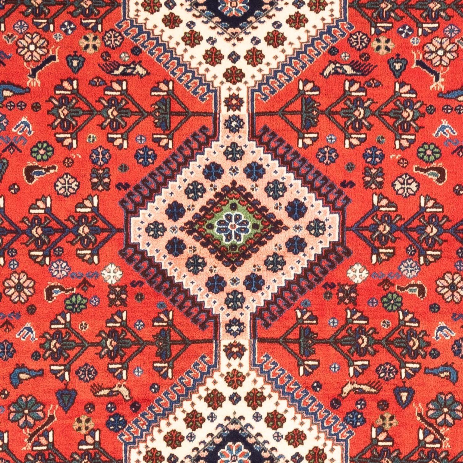 Alfombra de pasillo Alfombra persa - Nómada - 250 x 148 cm - rojo