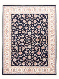 Alfombra Persa - Tabriz - Real - 203 x 147 cm - azul oscuro