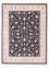 Alfombra Persa - Tabriz - Real - 200 x 150 cm - azul oscuro
