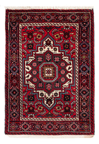 Alfombra persa - Nómada - 96 x 59 cm - rojo