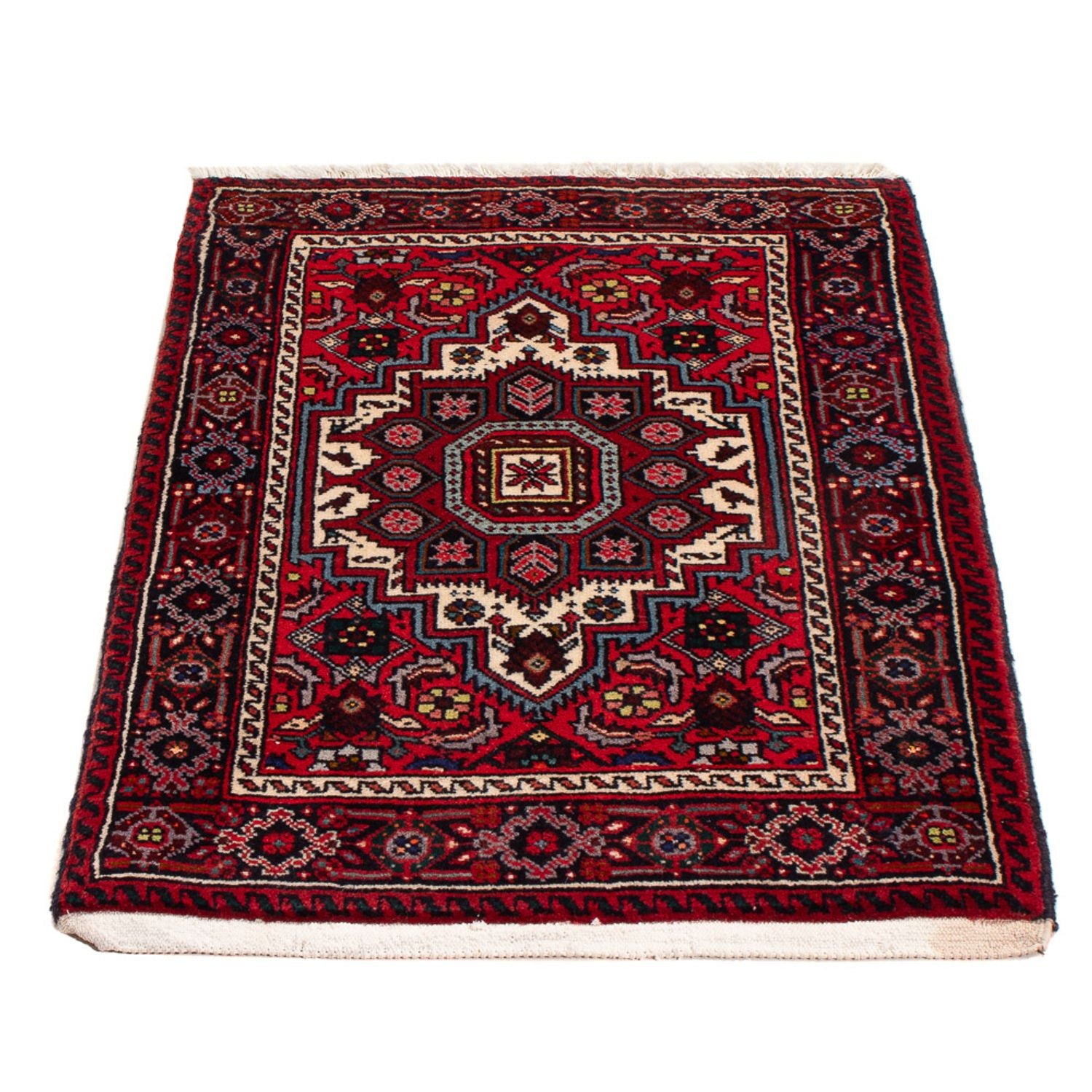 Alfombra persa - Nómada - 96 x 59 cm - rojo