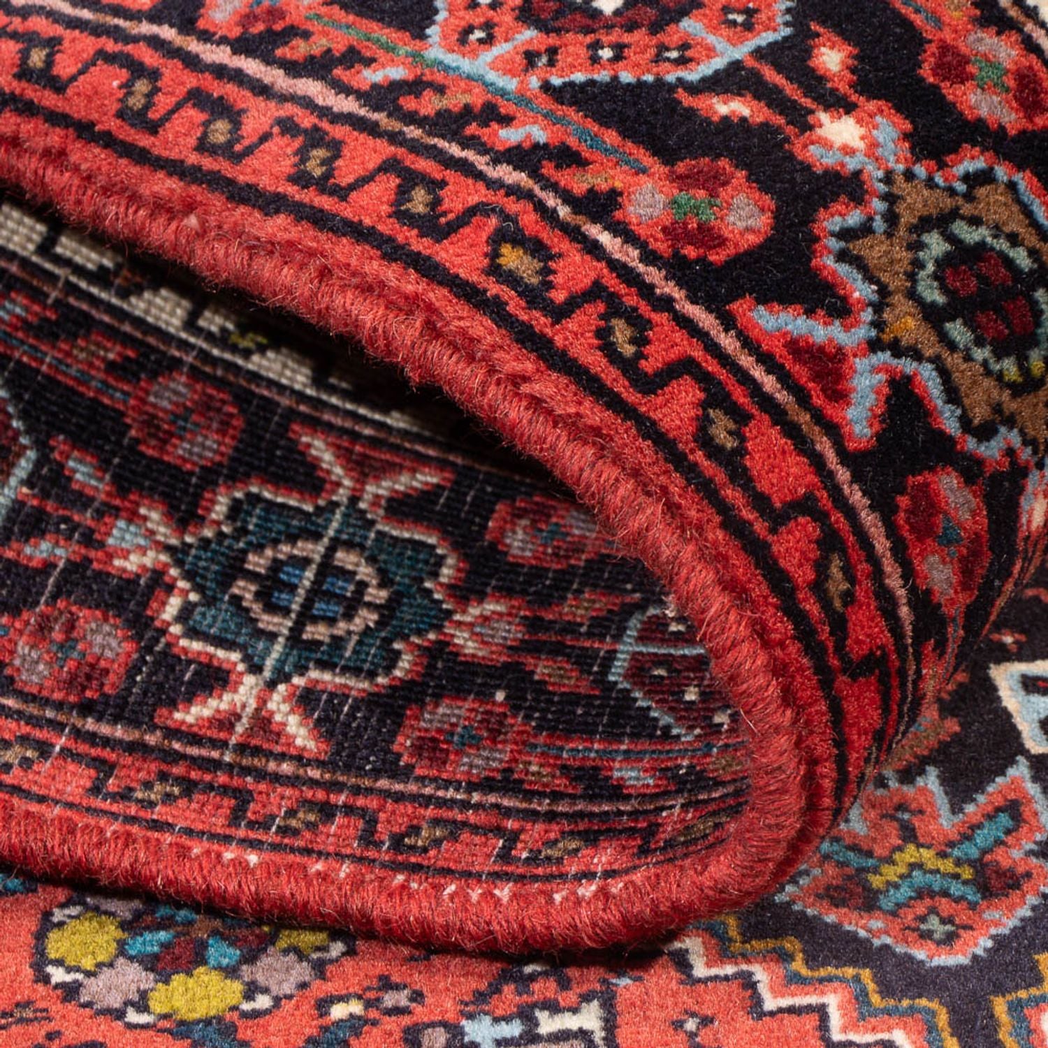 Alfombra persa - Nómada - 129 x 70 cm - rojo