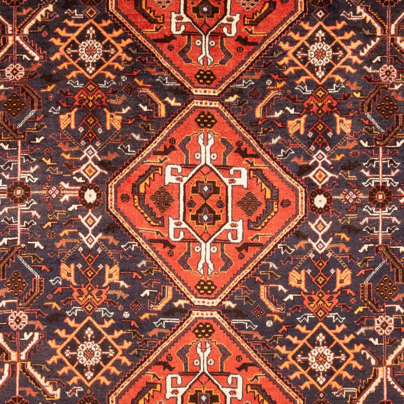 Alfombra persa - Nómada - 305 x 188 cm - rojo oscuro
