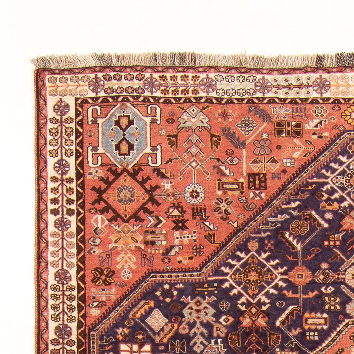 Alfombra persa - Nómada - 290 x 180 cm - azul oscuro