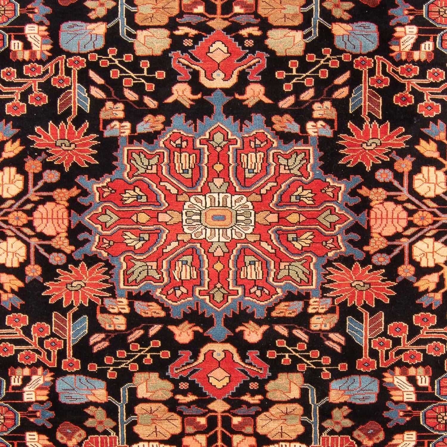 Alfombra persa - Nómada - 285 x 203 cm - azul oscuro